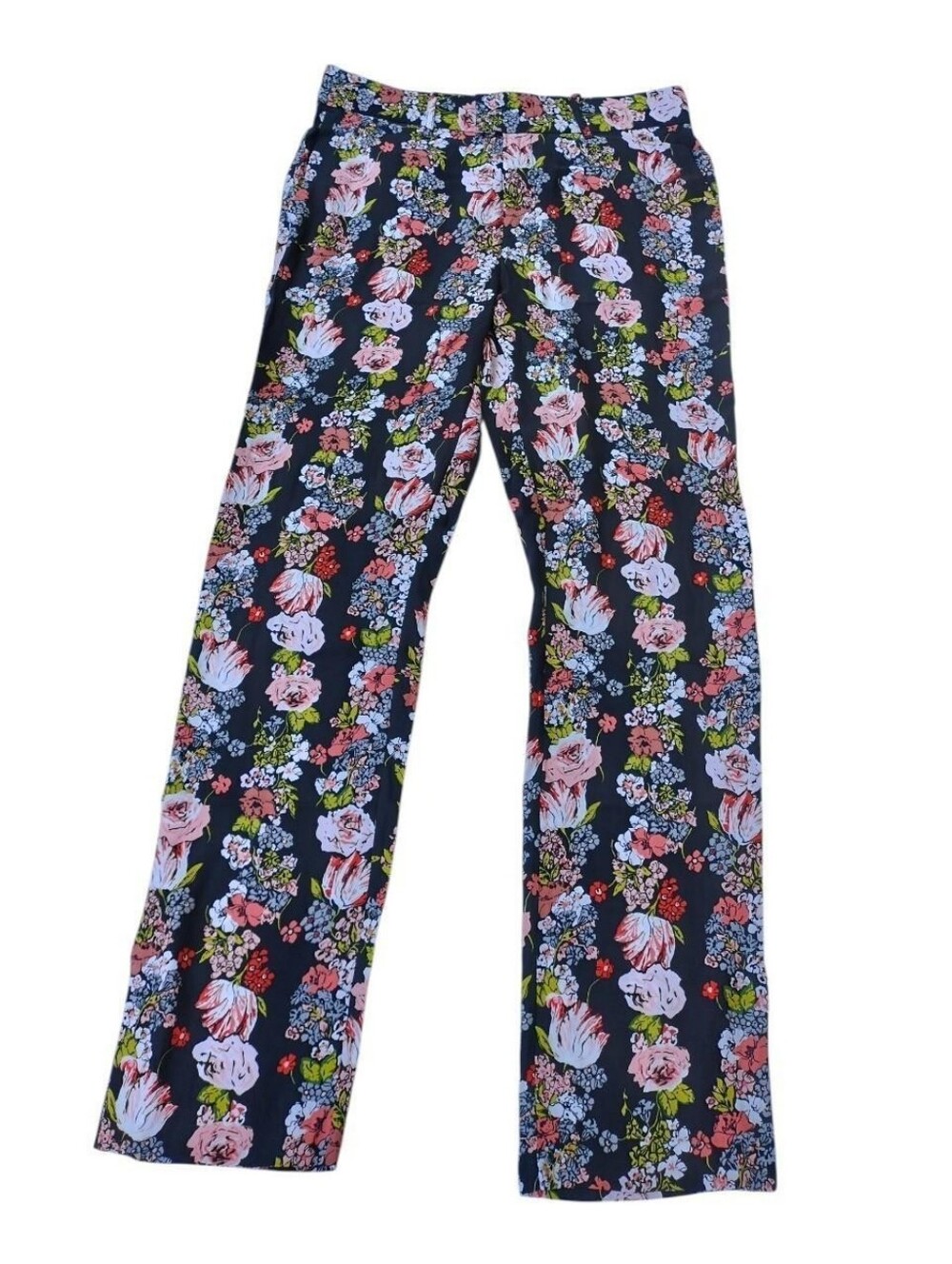 Equipment Femme 100% Silk Floral Trousers